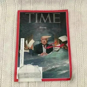 TIME Magazine April 2018 Donald Trump Stormy Cover Issue